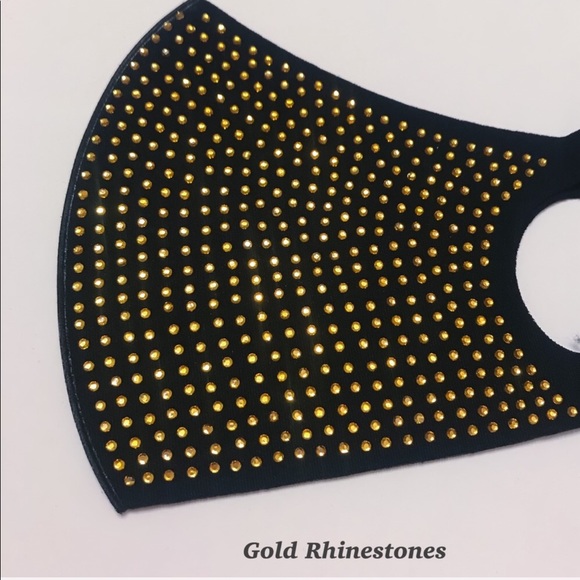 SOLD OUT🆕🔥 RHINESTONE FACE MASK - Picture 7 of 11